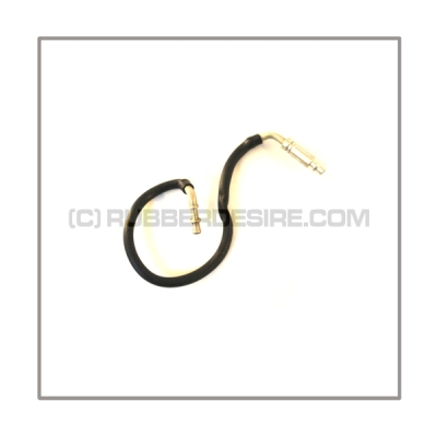 Drinking-connector for deluxe-hoods and gas-masks
